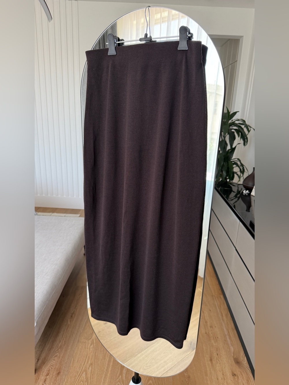 COS Brown Maxi Pencil Skirt - Picture 8 of 12